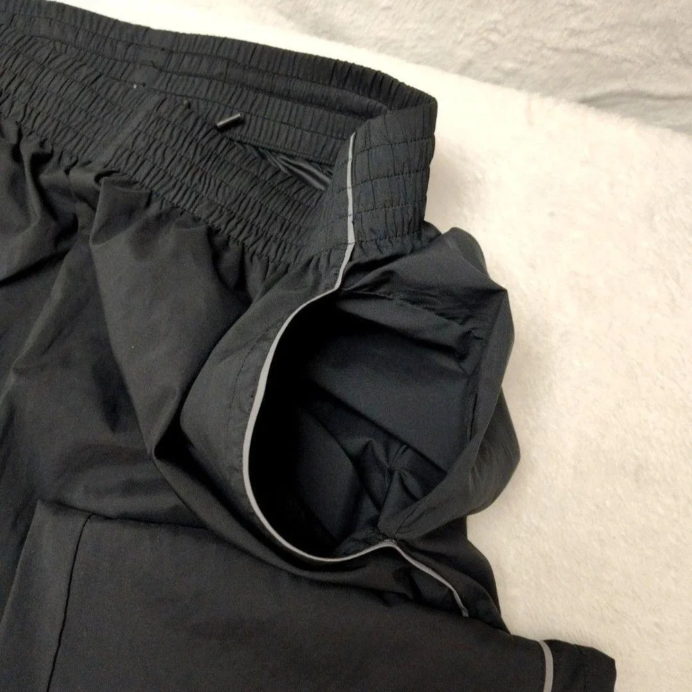 Adidas Track Pants Mens M Black Climaproof Wind Windproof Running Golf Tennis